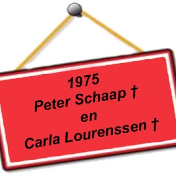 1975 Peter Schaap en Carla Lourenssen